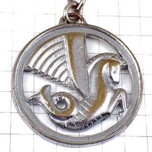 キーホルダー・海馬エールフランス航空シルバー銀色ヒポカンパス AIR-FRANCE FRANCE