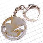 キーホルダー・海馬エールフランス航空シルバー銀色ヒポカンパス AIR-FRANCE FRANCE