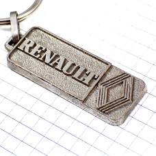 キーホルダー・ルノー車エンブレム銀色シルバーロゴ RENAULT FRANCE キーホルダー・ルノー車エンブレム銀色シルバーロゴ RENAULT FRANCE