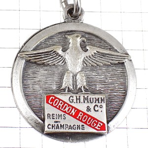 キーホルダー・コルドンルージュ酒マム赤い線シャンパーニュ瓶シャンパン CHAMPAGNE-MUMM REIMS FRANCE