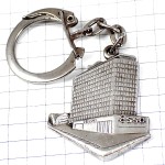 キーホルダー・エッソ石油の会社シルバー銀色