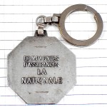 キーホルダー・証文シルバー銀色の人々