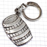 キーホルダー・ワインの樽ブドウ葡萄酒シルバー銀色