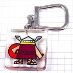 キーホルダー・バイキングの男ヴァイキング百合の紋章アンタール石油 GAULISH ANTAR BOURBON FRANCE