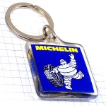 キーホルダー・ミシュラン社ビバンダムくん黒いタイヤと白いキャラクター BIBENDUM MICHELIN FRANCE