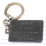 キーホルダー・シトロエン車シルバー銀色ロゴエンブレム CITROEN FRANCE