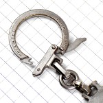 キーホルダー・印刷技術プリント中世の工場シルバー銀色