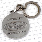 キーホルダー・電話ダイヤル数字シルバー銀色