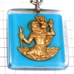 キーホルダー・国内線エールアンテール航空エールフランス航空フランス地図型 BOURBON AIR-INTER AIR-FRANCE FRANCE