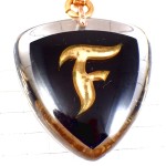 キーホルダー・ファイアストン社ゴールド金色タイヤ車ブルボン社製 FIRESTONE