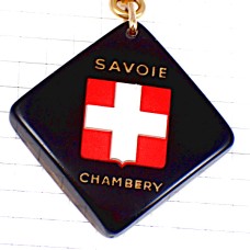 キーホルダー・サヴォワ県の十字の紋章クレディアグリコル銀行 キーホルダー・サヴォワ県の十字の紋章クレディアグリコル銀行