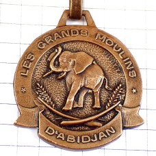 キーホルダー・アビジャン象ゾウ小麦の穂ブロンズ色コートジボワール LES-GRANDS-MOULINS WHEAT ABIDJAN IVORY-COAST FRANCE AUGIS キーホルダー・アビジャン象ゾウ小麦の穂ブロンズ色コートジボワール LES-GRANDS-MOULINS WHEAT ABIDJAN IVORY-COAST FRANCE AUGIS