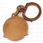 キーホルダー・アビジャン象ゾウ小麦の穂ブロンズ色コートジボワール