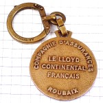 キーホルダー・ロイド銀行ルーベ紋章ブロンズ色 LLOYD INSURRANCE