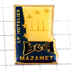 ピンバッジ・シェフ料理人コックさん蝶ネクタイ帽子レストラン MAZAMET FRANCE