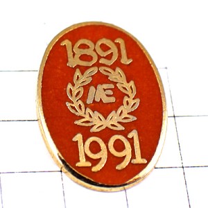 ピンバッジ・１００周年1891年から1991年