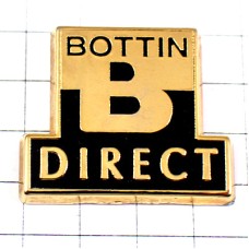 ピンバッジ・アルファベットＢゴールド金色 BOTTIN DIRECT FRANCE