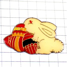 ピンバッジ・イースター復活祭の卵うさぎウサギ子兎 PAQUES EASTER EGG RABBIT ピンバッジ・イースター復活祭の卵うさぎウサギ子兎 PAQUES EASTER EGG RABBIT