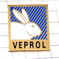 ピンバッジ・白兎の横顔ウサギ VEPROL RABBIT FRANCE ピンバッジ・白兎の横顔ウサギ VEPROL RABBIT FRANCE