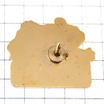 ピンバッジ・白いウサギ草むらを跳ねる兎 AGRINET FRANCE