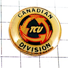 ピンバッジ・カナダ3つの矢印の輪 CANADA USA TCU TRANSPORTATION-COMMUNICATIONS-INTERNATIONAL-UNION ピンバッジ・カナダ3つの矢印の輪 CANADA USA TCU TRANSPORTATION-COMMUNICATIONS-INTERNATIONAL-UNION