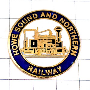 ピンバッジ・ハウサウンド北鉄道カナダ蒸気機関車ブリティッシュコロンビア州