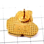 ピンバッジ・サッカー球ニワトリ雄鶏トリコロール青白赤