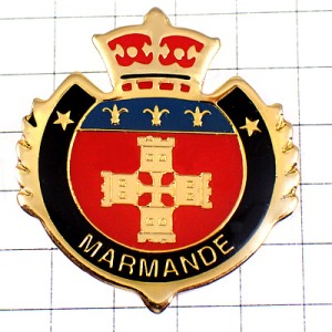 ピンバッジ・マルマンド４つのお城の塔の紋章