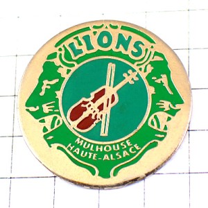 ピンバッジ・バイオリン音楽ヴァイオリン楽器ライオンズクラブ LIONS-CLUB VIOLIN MULHOUSE ALSACE FRANCE ピンバッジ・バイオリン音楽ヴァイオリン楽器ライオンズクラブ LIONS-CLUB VIOLIN MULHOUSE ALSACE FRANCE