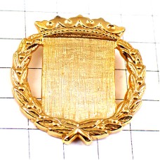 ピンバッジ・金色ゴールド紋章ローリエ月桂樹 LAURIER CROWN DIY ピンバッジ・金色ゴールド紋章ローリエ月桂樹 LAURIER CROWN DIY