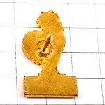 ピンバッジ・雄鶏ニワトリ鉄道員のスポーツ協会トリコロール青白赤