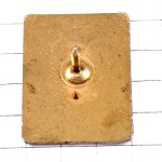 ピンバッジ・金色のフレーム四角ゴールド