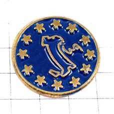 ピンバッジ・イタリア地図ヨーロッパEU欧州連合スター星の欧州旗 ITALIA EUROPE FLAG MAP ITALY
