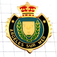 ピンバッジ・アルジュレス=シュル=メール紋章 ARGELES-SUR-MER FRANCE ピンバッジ・アルジュレス=シュル=メール紋章 ARGELES-SUR-MER FRANCE