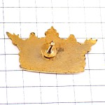 ピンバッジ・王冠ゴールド金色