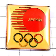 ピンバッジ・ジャパン日本オリンピック五輪ビンテージ中古品 OLYMPICS JAPAN