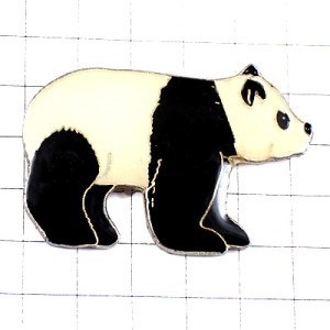 ピンバッジ・パンダ横向き熊猫