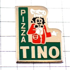 ピンバッジ・ピザ屋さんシェフ料理人コックさん蝶ネクタイ PIZZA-TINO ITALY ピンバッジ・ピザ屋さんシェフ料理人コックさん蝶ネクタイ PIZZA-TINO ITALY
