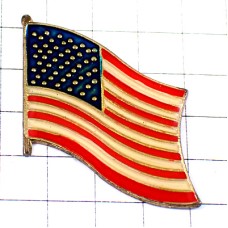 ピンバッジ・はためくアメリカ国旗/USA星条旗 FLAG ピンバッジ・はためくアメリカ国旗/USA星条旗 FLAG