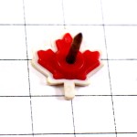 ピンバッジ・カナダ国旗のカエデ楓メープル赤 CANADA LEAVE FLAG