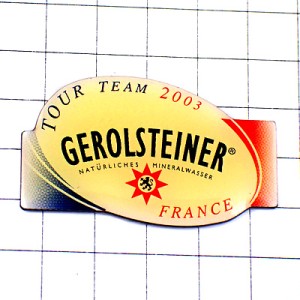ピンバッジ・ゲロルシュタイナー水ミネラルウォーター ピンバッジ・ゲロルシュタイナー水ミネラルウォーター