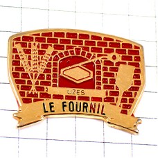 ピンバッジ・パン焼き窯ブーランジェリー LE-FOURNIL BOULANGERIE FRANCE ピンバッジ・パン焼き窯ブーランジェリー LE-FOURNIL BOULANGERIE FRANCE