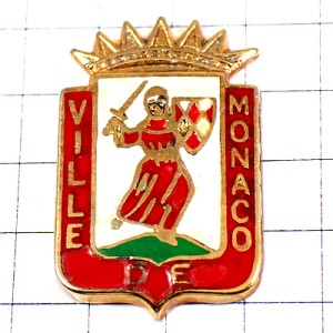 ピンバッジ・モナコの騎士の紋章シュバリエ MONACO