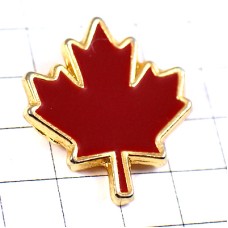 ピンバッジ・カナダ赤色の楓カエデの葉シンボル国旗 CANADA LEAVE FLAG ピンバッジ・カナダ赤色の楓カエデの葉シンボル国旗 CANADA LEAVE FLAG