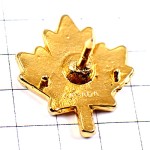 ピンバッジ・カナダ赤色の楓カエデの葉シンボル国旗 CANADA LEAVE FLAG