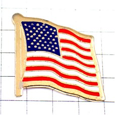 ピンバッジ・アメリカ国旗はためく星条旗/USA米国 FLAG ピンバッジ・アメリカ国旗はためく星条旗/USA米国 FLAG