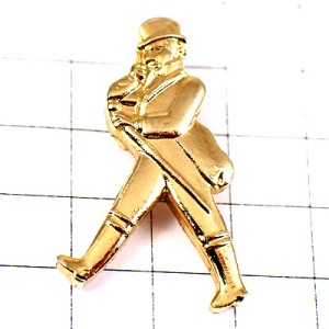 ピンバッジ・ジョニーウォーカー金色ゴールド紳士ウイスキー酒 JOHNNIE-WALKER SCOTLAND WHISKY ピンバッジ・ジョニーウォーカー金色ゴールド紳士ウイスキー酒 JOHNNIE-WALKER SCOTLAND WHISKY