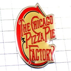 ピンバッジ・シカゴのピザパイ会社アルファベット赤いC CHICAGO PIZZA FACTORY USA ピンバッジ・シカゴのピザパイ会社アルファベット赤いC CHICAGO PIZZA FACTORY USA