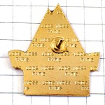 ピンバッジ・レストランの入口イタリア料理国旗色リストランテ