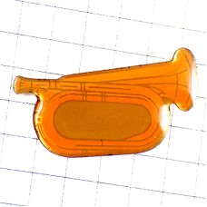 ピンバッジ・フリューゲルホルン音楽ミュージック楽器 TRUMPET